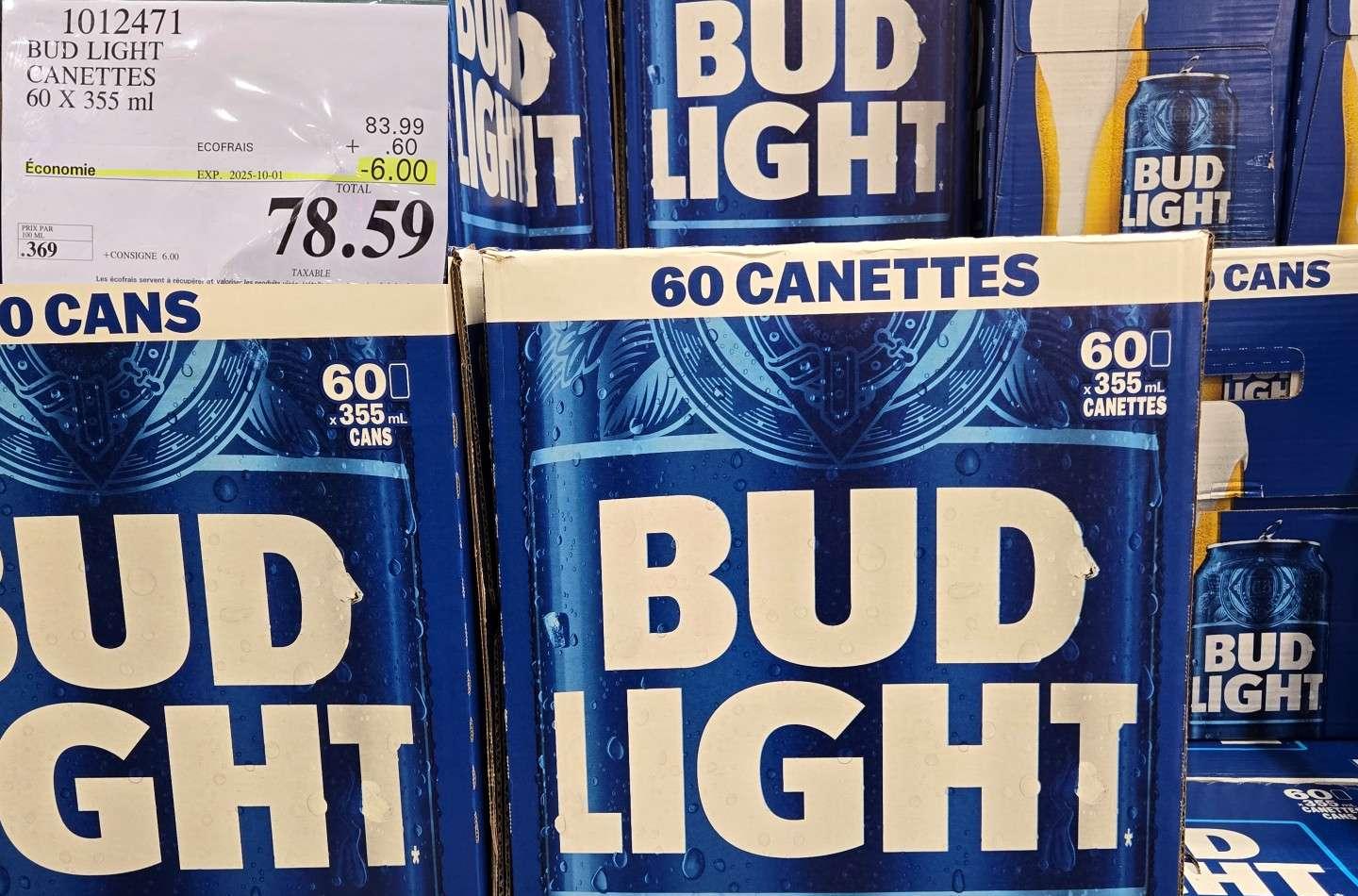 BUD LIGHT    CANETTES    60 X 355 ML at Costco