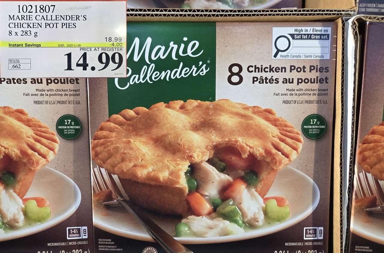 MARIE CALLENDER'S CHICKEN POT PIES 8 x 283 g at Costco