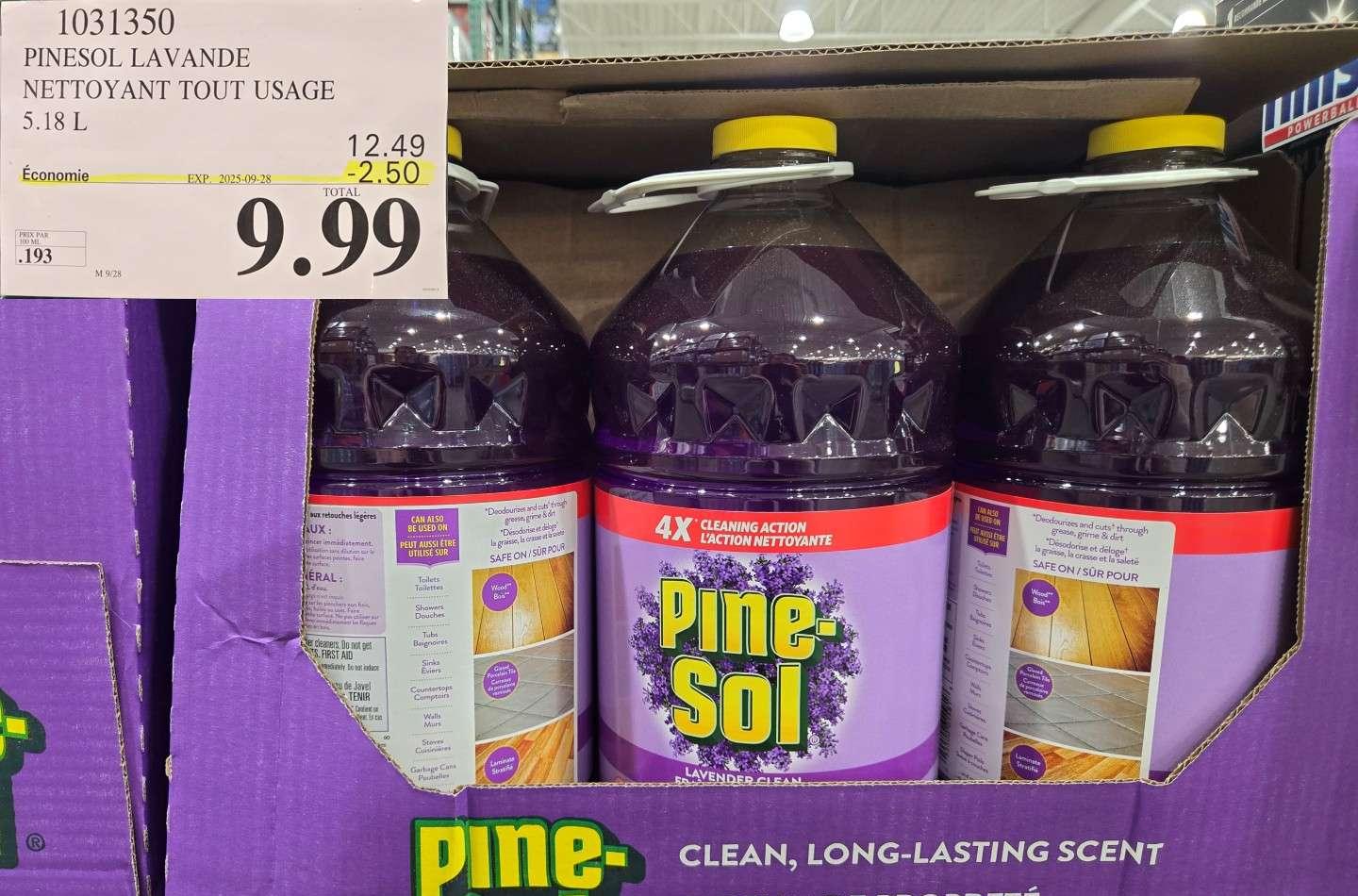 PINESOL LAVANDE NETTOYANT TOUT USAGE at Costco