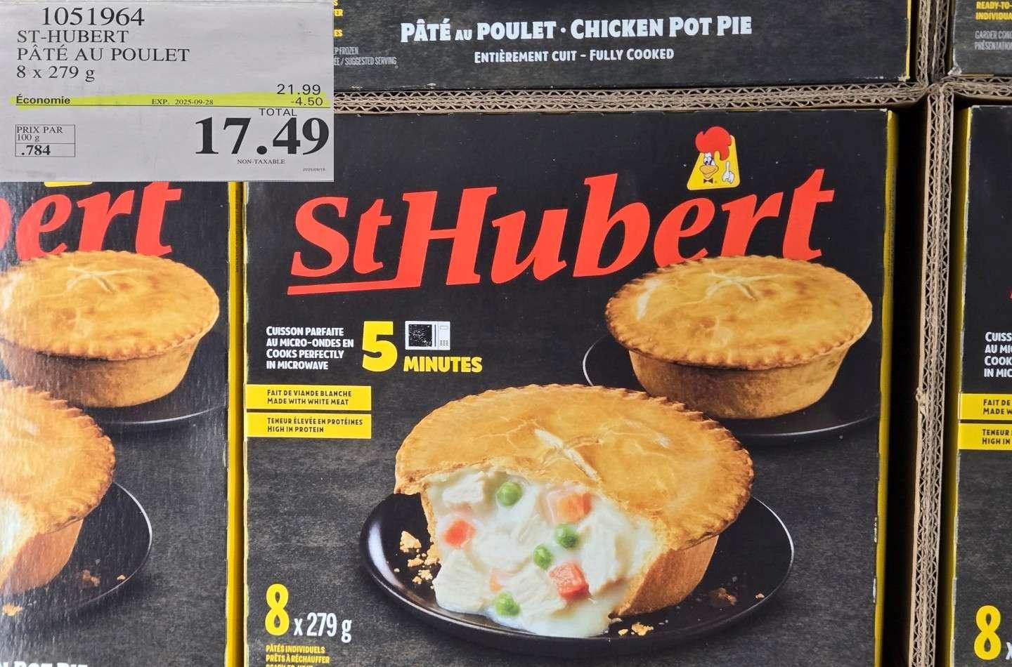 ST HUBERT PATES AU POULET at Costco