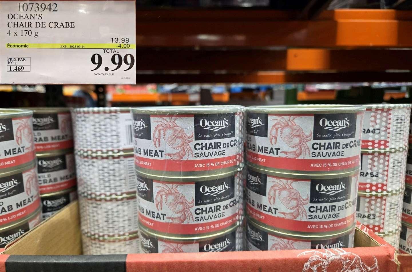 OCEAN'S CHAIR DE CRABE 4x 170 G at Costco