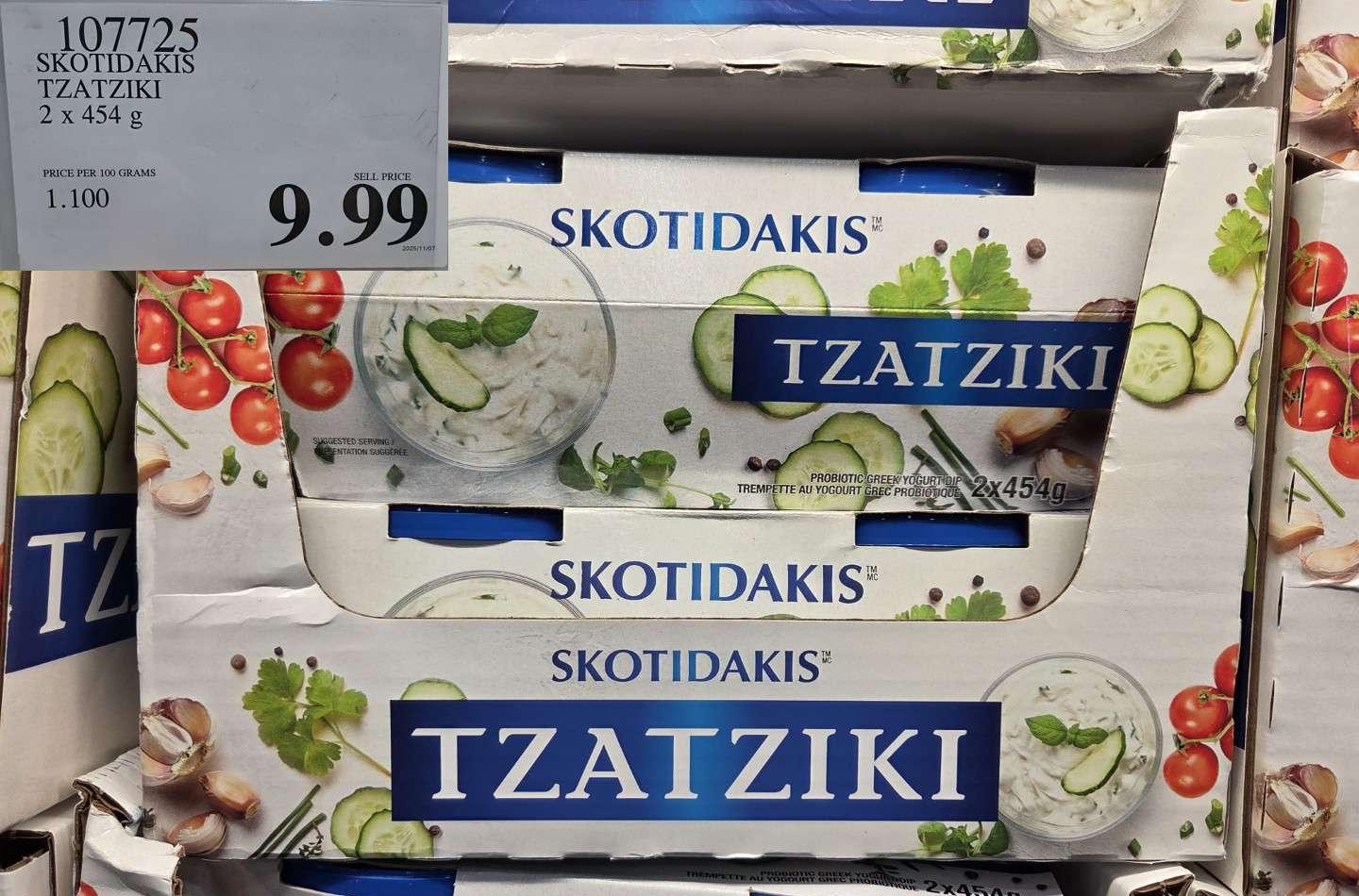 SKOTIDAKIS TZATZIKI 2 x 454g at Costco