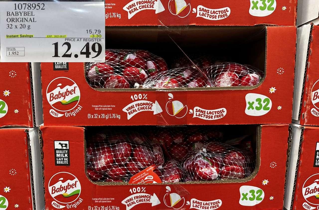 BABYBEL ORIGINAL 32 X 20G at Costco