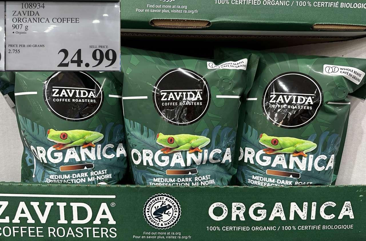 ZAVIDA ORGANICA COFFEE 907 g at Costco
