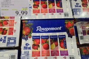 ROUGEMONT ASSORTED JUICE 40 X 200 ML at Costco