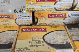 KOZY SHACK RICE PUDDING 12 x 113 g at Costco