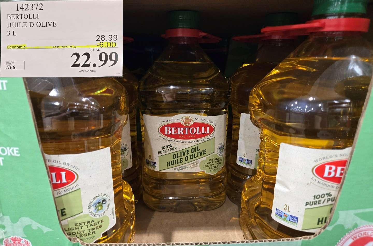 BERTOLLI HUILE D'OLIVE 22. ID NON-TAXABLE at Costco