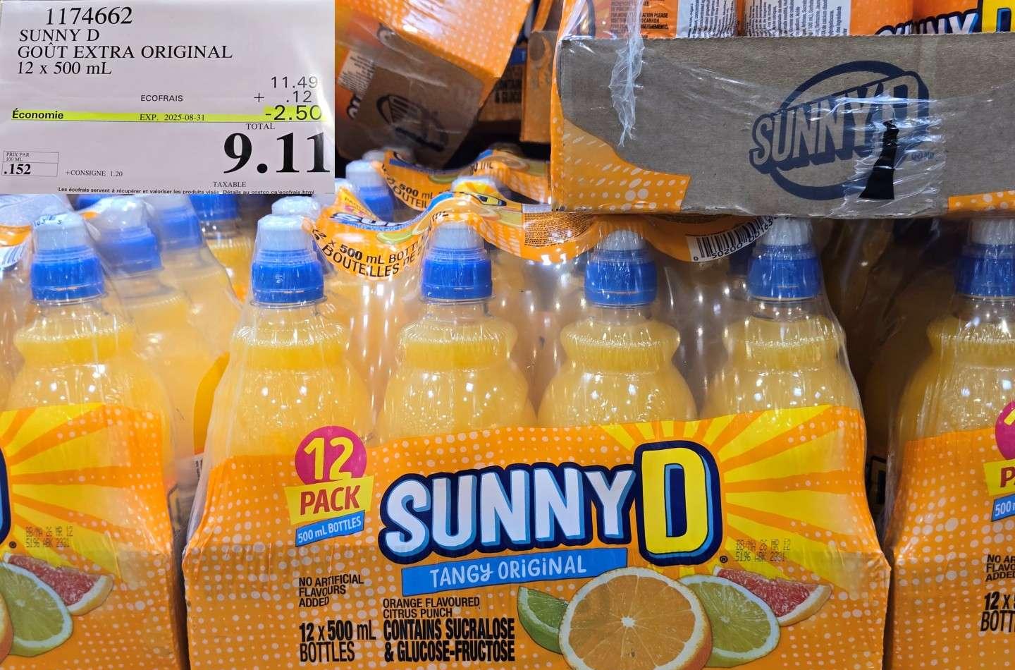 SUNNY D GOUT EXTRA ORIGINAL 12 x 500 mL at Costco
