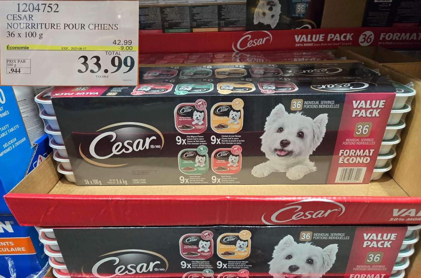 NOURRITURE POUR CHIENS  36 x 100 G at Costco
