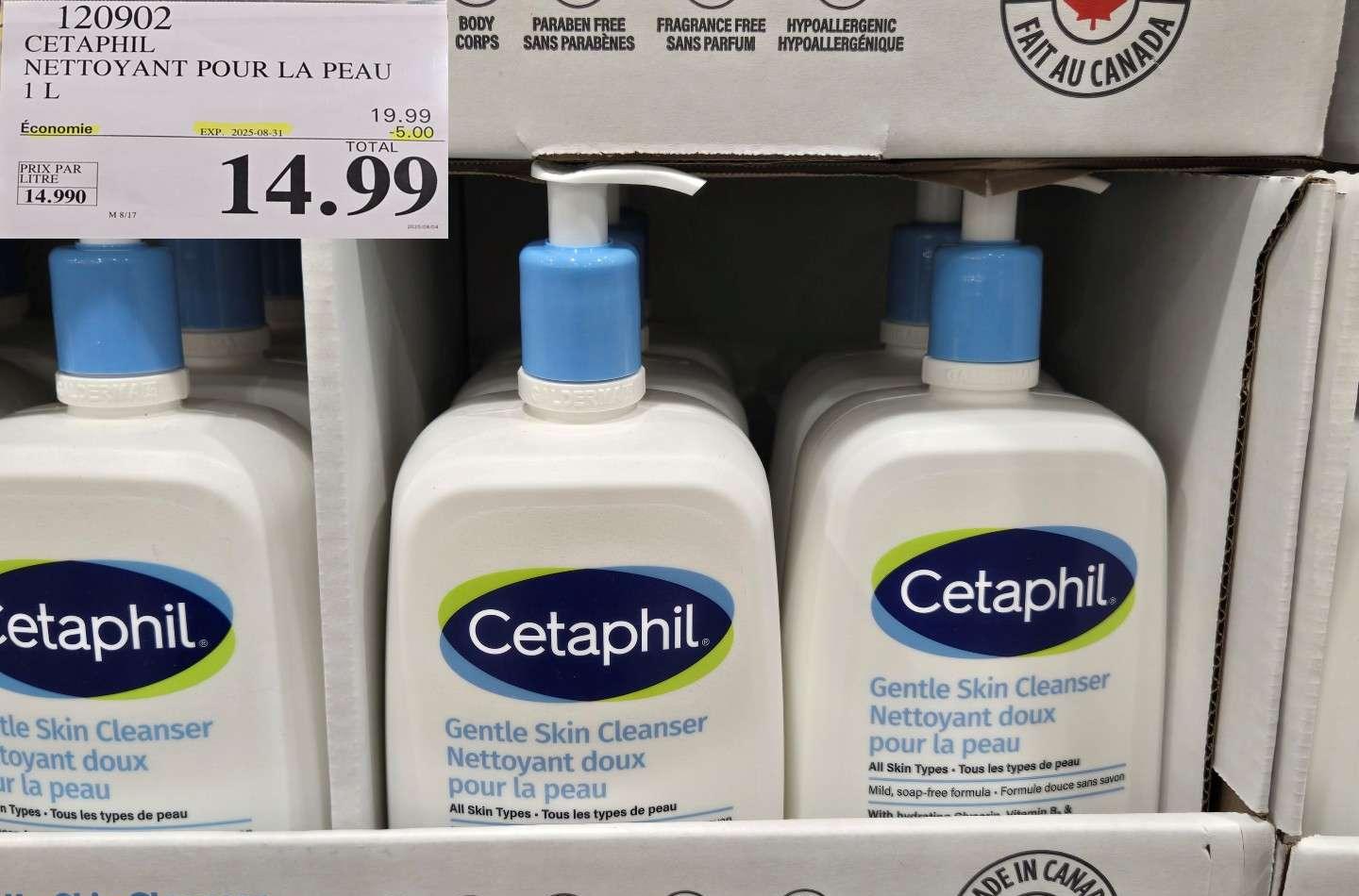 CETAPHIL NETTOYANT POUR LA PEAU at Costco