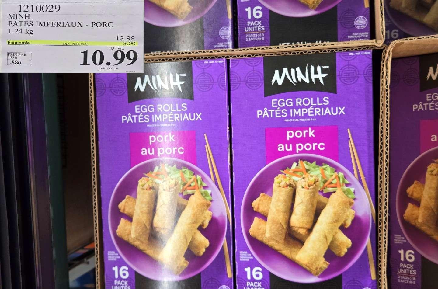MINH PaTES IMPERIAUX - PORC 1.24 kg at Costco