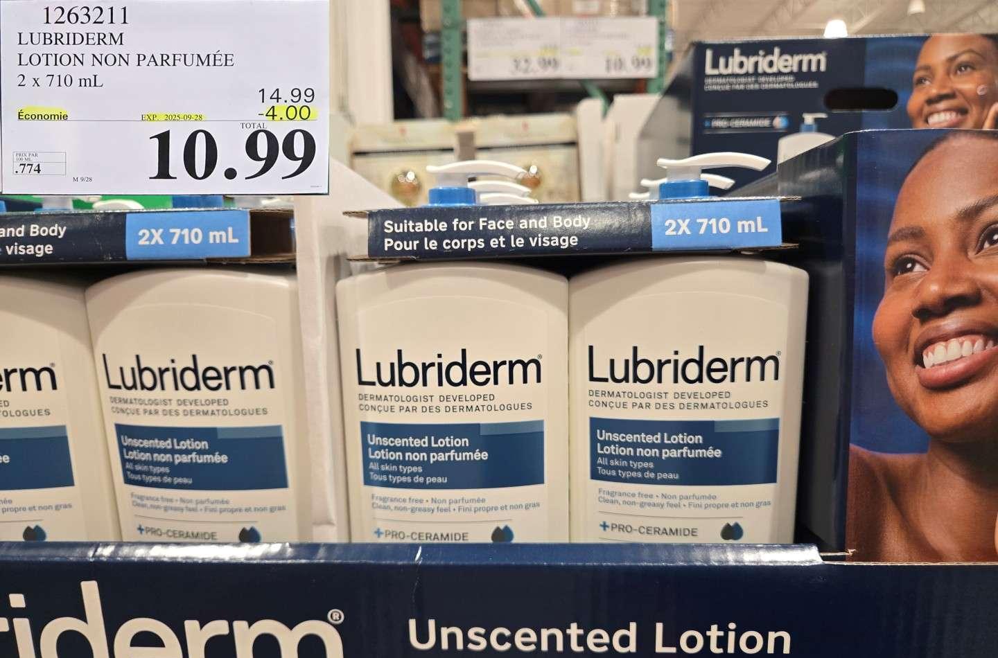 LUBRIDERM  LOTION NON PARFUMEE  2x 710 mL at Costco