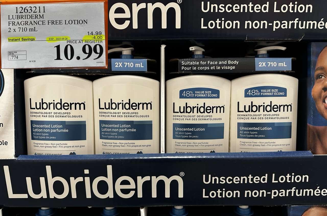 LUBRIDERM FRAGRANCE FREE LOTION 2 X 710ML at Costco