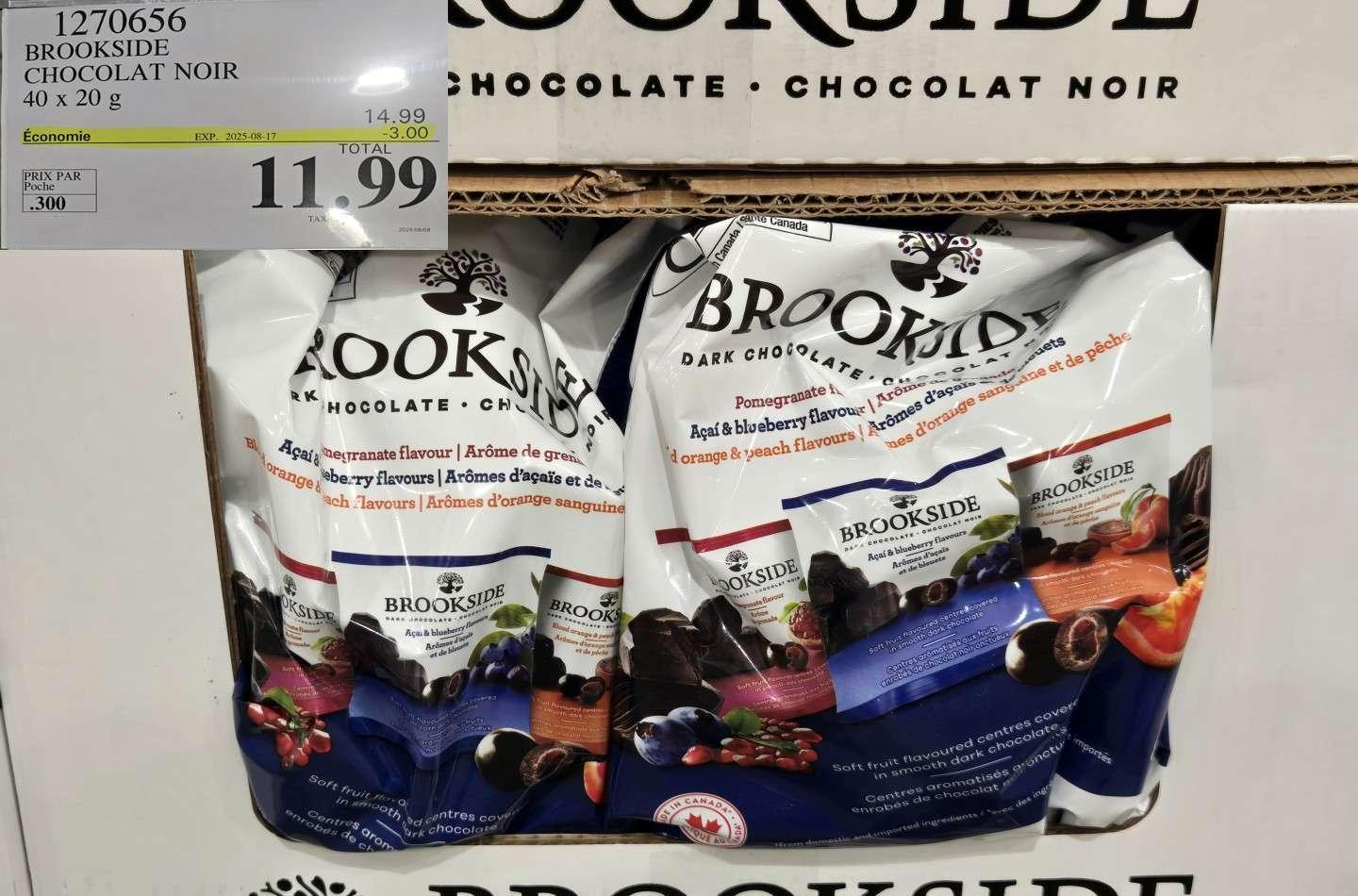 BROOKSIDE  CHOCOLAT NOIR  2025-08-17 at Costco