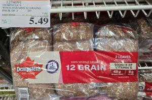 DEMPSTER'S WHOLEGRAINS 12 GRAINS 3 X 620 G at Costco
