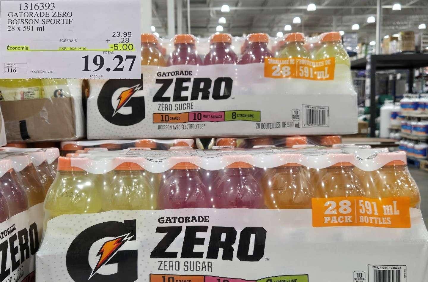 GATORADE ZERO BOISSON SPORTIF   28 x 591 ml at Costco