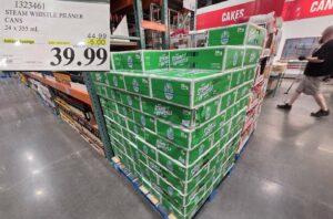 STEAM WHISTLE PILSNER CANS 24 x 355 mL at Costco