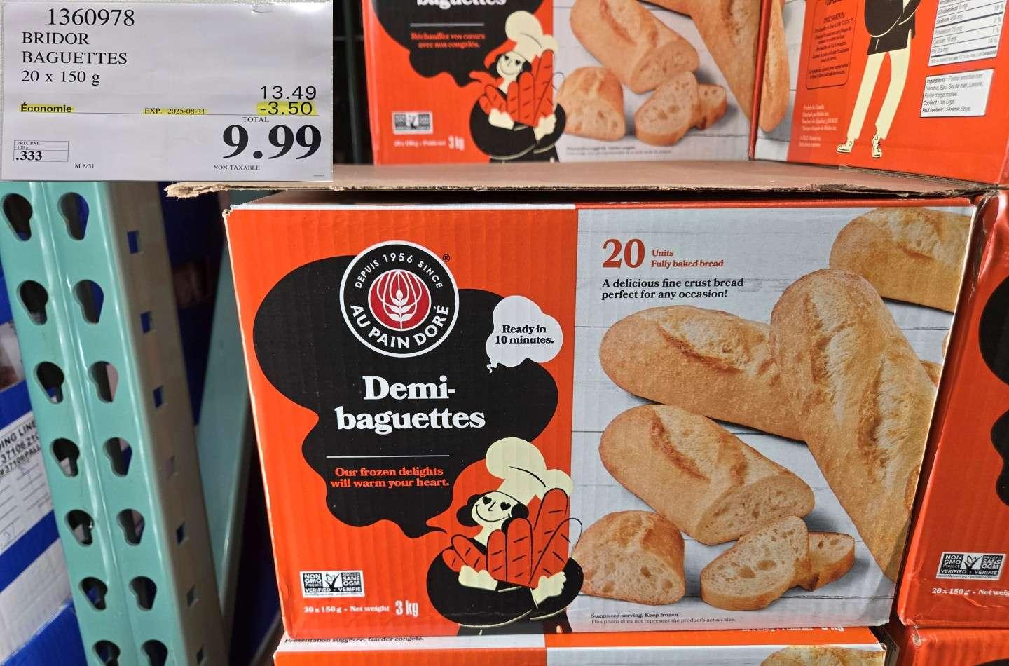 BRIDOR  BAGUETTES  20 x 150 G at Costco