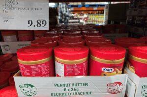 KRAFT CRUNCHY PEANUT BUTTER 2 KG at Costco