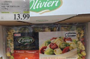 OLIVIERI 7 CHEESE TORTELLINI 3 x 750 g at Costco