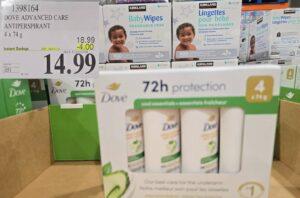 DOVE ADVANCED CARE ANTIPERSPIRANT 4x74 G at Costco