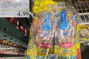 DIMPFLMEIER BAKERY SCHWEDEN LIGHT RYE  2 X 680G at Costco