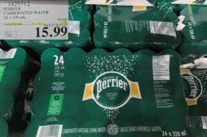 PERRIER CARBONATED WATER 24 X 330ML - Costco Canada deal - Save $4.00 - Food & Beverage