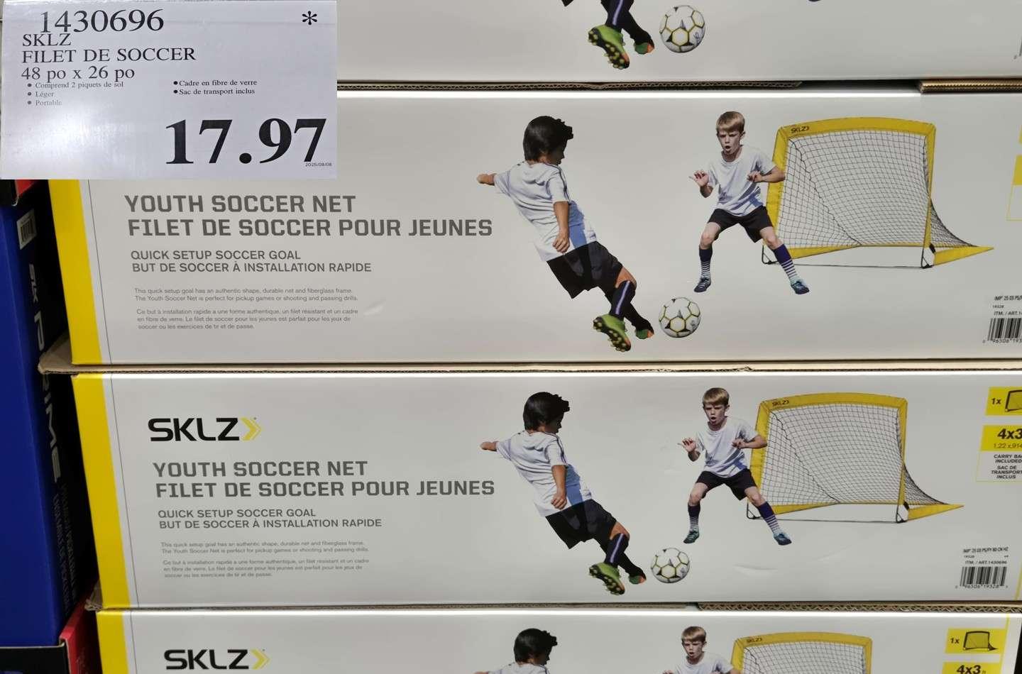 SKLZ FILET DE SOCCER   48 po x 26 po at Costco