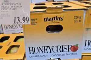 HONEYCRISP APPLES PRODUCT OF CANADA CANADA FANCY at Costco