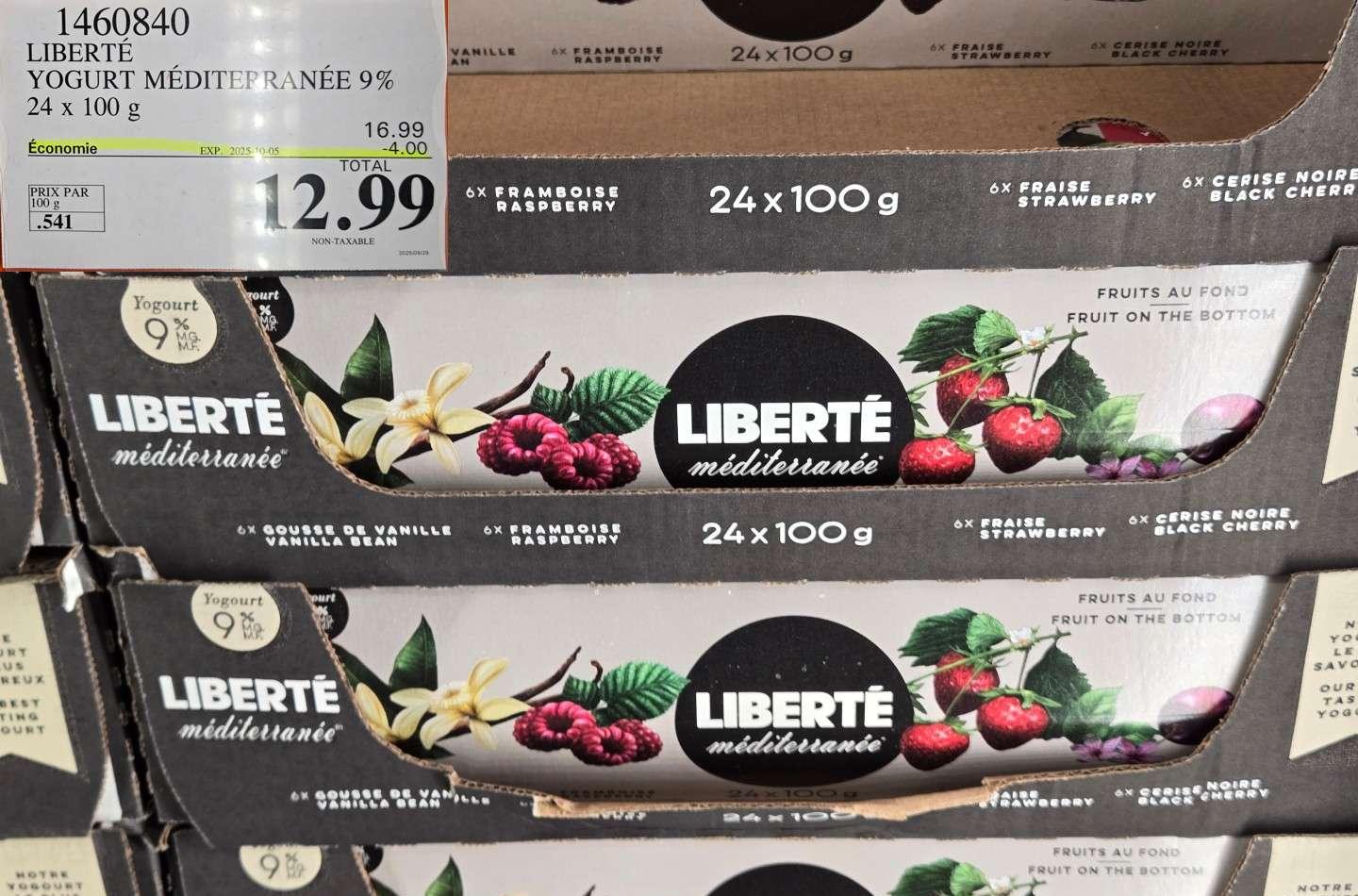 LIBERTE YOGURT MEDITERRANEE 9% at Costco