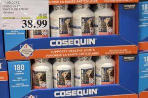 COSEQUIN DS + MSM JOINT SUPPLEMENT FOR DOGS 180 Tablets at Costco