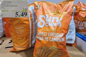 FRITO LAY SUNCHIPS CHEDDAR 645G at Costco