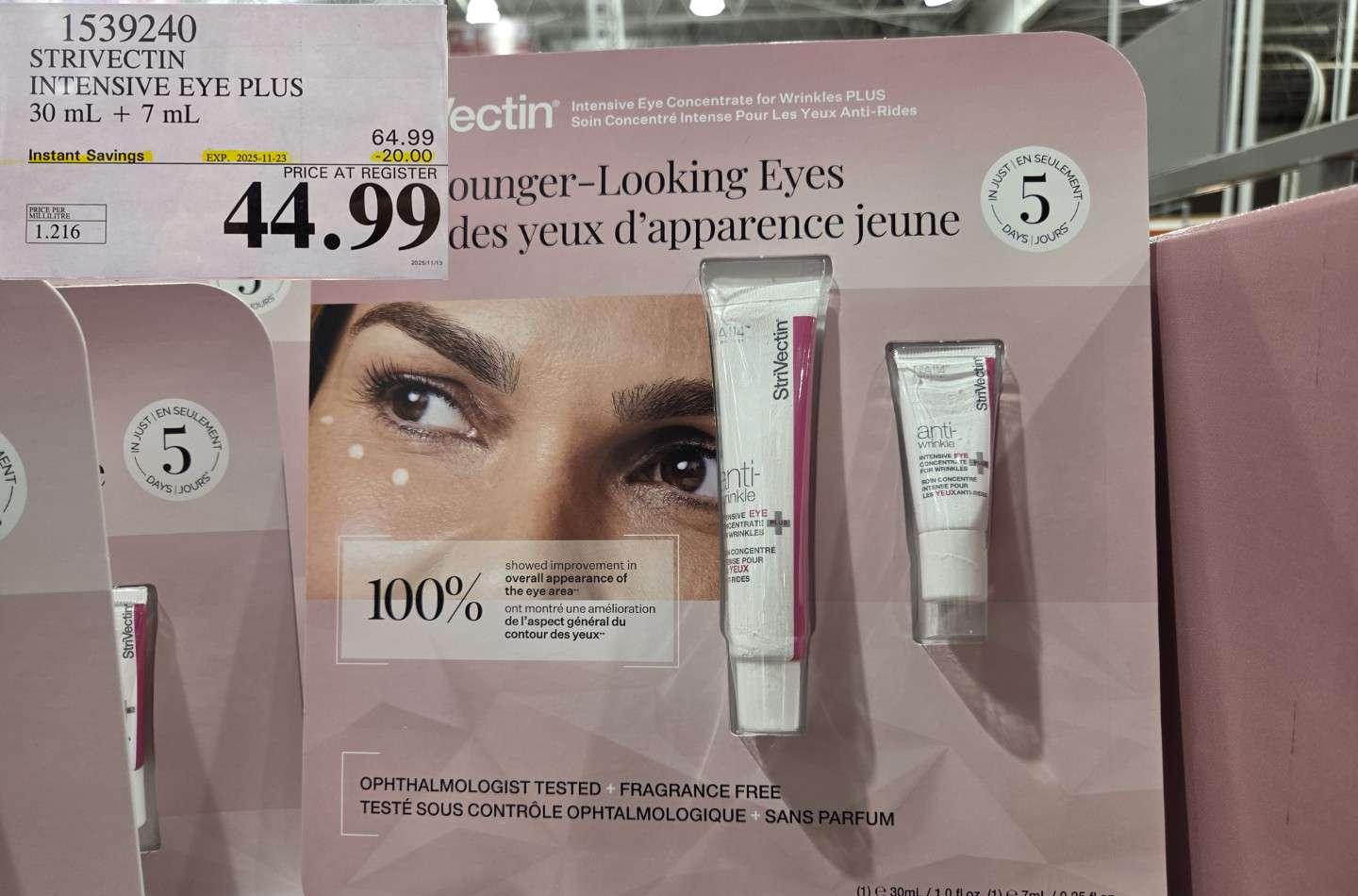 STIVECTIN INSENSITIVE EYE PLUS 30 ML + 7 ML at Costco