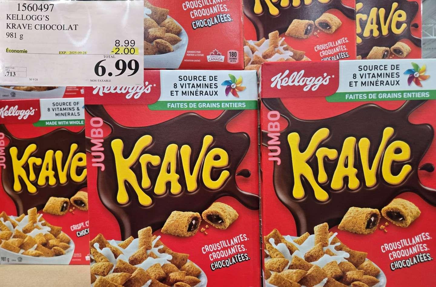 KELLOGG'S  KRAVE CHOCOLAT 981g at Costco