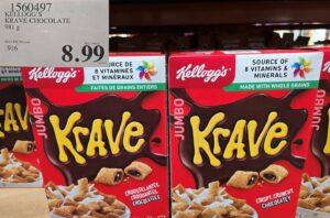 KELLOG'S KRAVE CHOCOLATE 981G at Costco