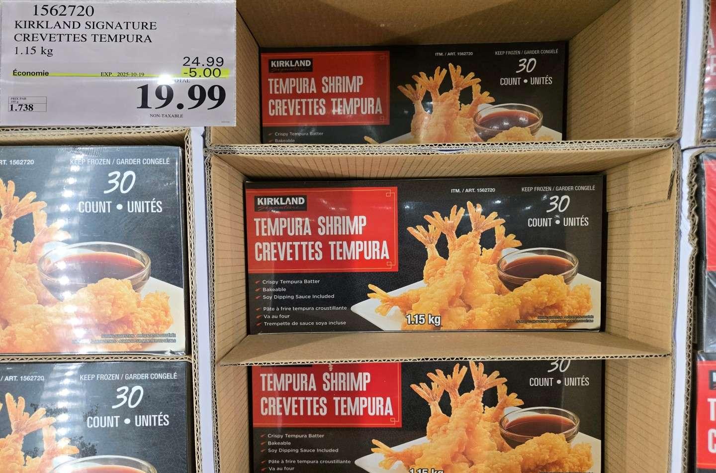 KIRKLAND SIGNATURE CREVETTES TEMPURA at Costco