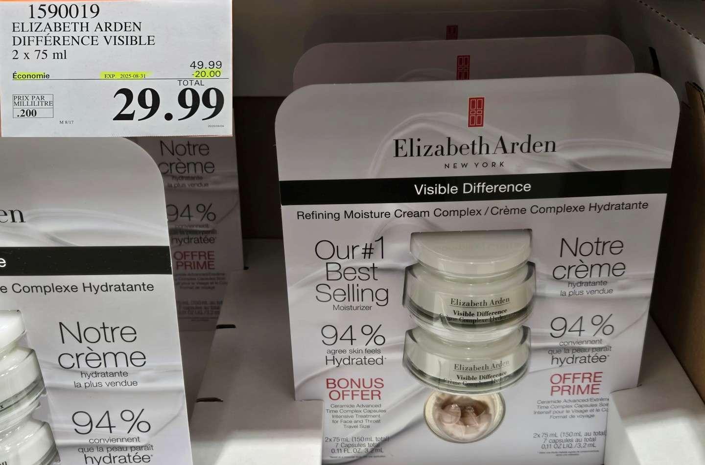 ELIZABETH ARDEN DIFFERENCE VISIBLE at Costco