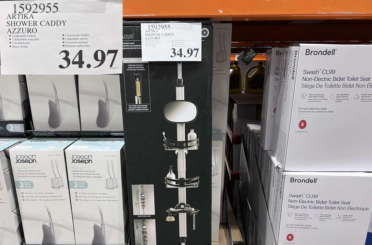 ARTIKA SHOWER CADDY AZZURO at Costco