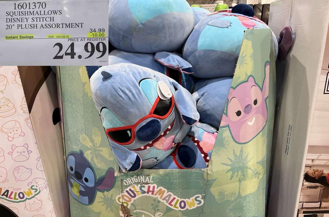 SQUISHMALLOWS DISNEY STITCH 20inch PLUSH at Costco