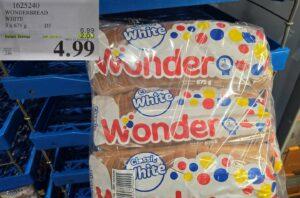 WONDERBREAD WHITE 3 X 675 G at Costco