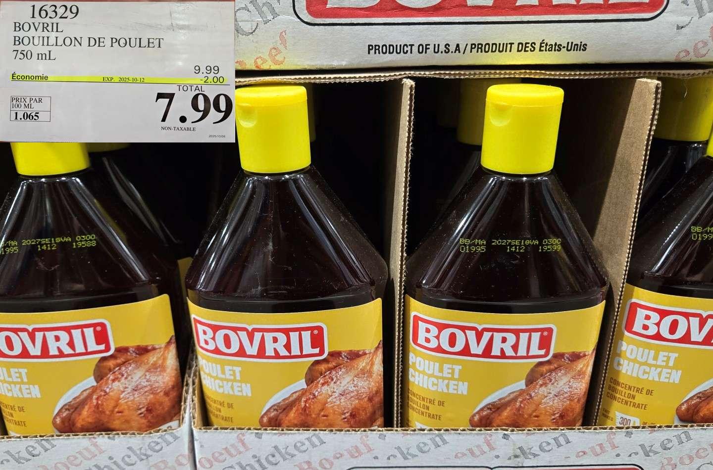 BOVRIL BOUILLON DE POULET  750 ML at Costco