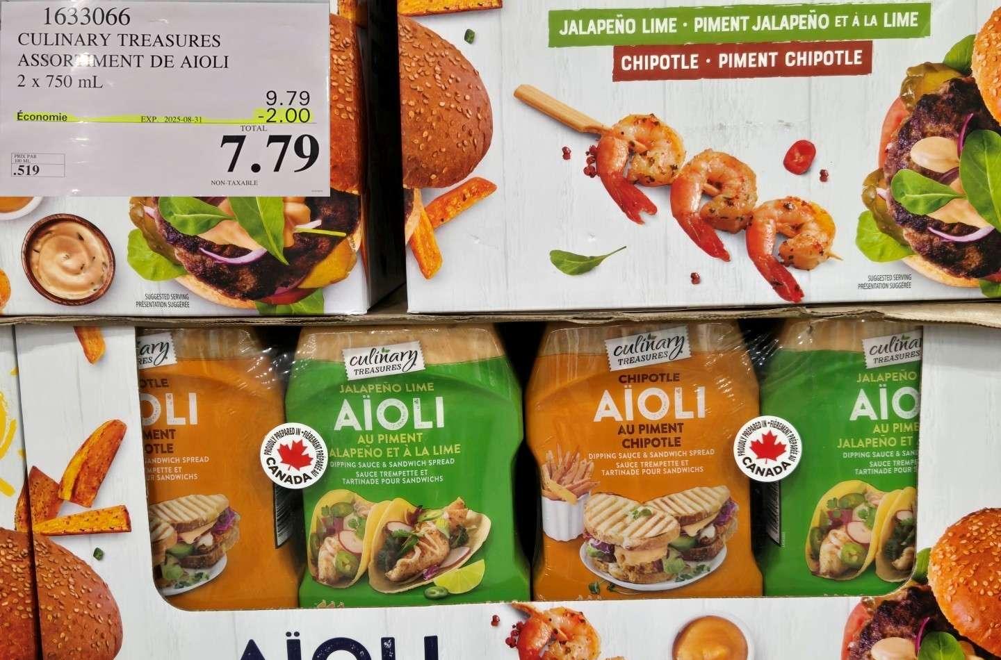 CULINARY TREASURES ASSORTIMENT DE AIOLI   2 x 750 at Costco