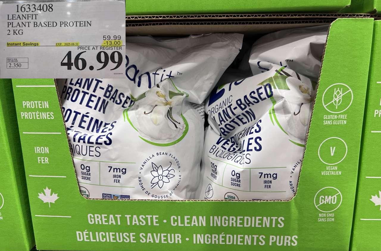 LEANFIT PLANT BASED PROTEIN 2 KG at Costco