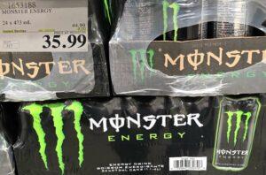 MONSTER ENERGY DRINK 24 X 473 ML at Costco