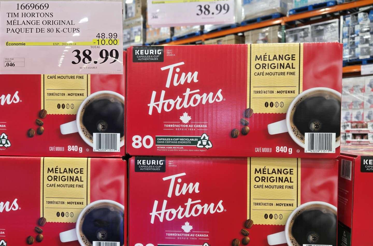 TIM HORTONS MELANGE ORIGINAL  PAQUET DE 80 K-CUPS at Costco