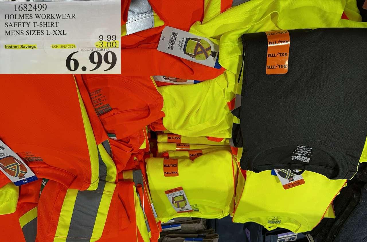 MIKE HOLMES SAFETY T-SHIRT MENS SIZES S-XXL at Costco
