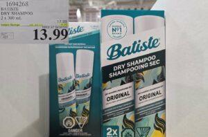 BATISTE DRY SHAMPOO 2 X 300 ML at Costco
