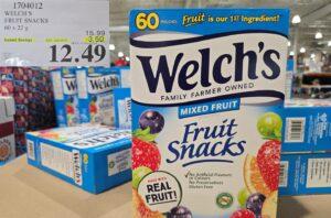 WELCH'S FRUIT SNACKS 60 X 22 G at Costco