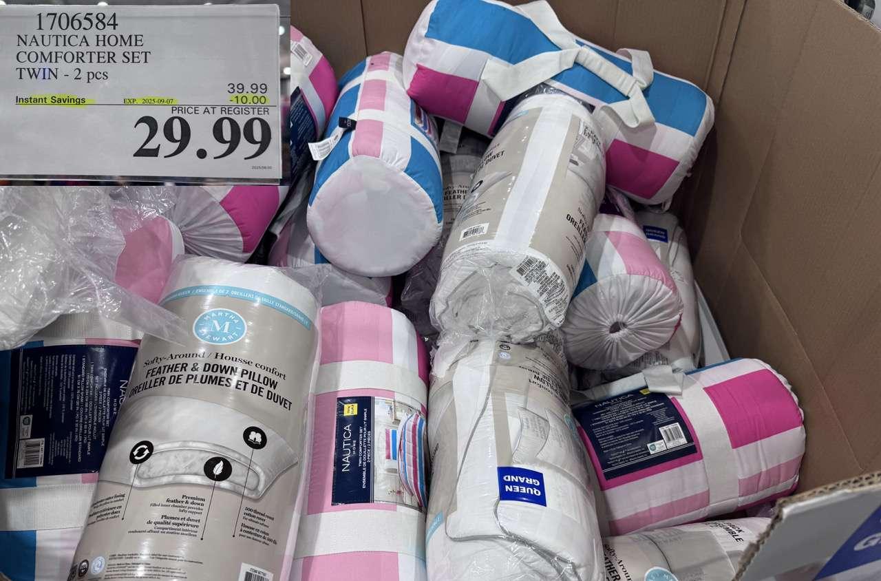 NAUTICA HOME COMFORTER SET TWIN 2PCS at Costco