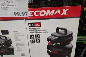ECOMAX AIR COMPRESSOR 1.5HP 6GAL at Costco